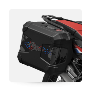 Africa Twin Pannier Case With Stripe